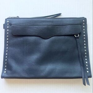 Rebecca Minkoff Black Studded Wristlet/Clutch